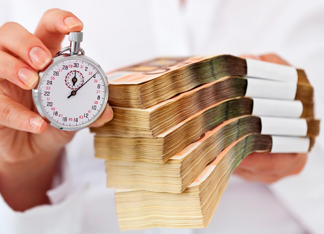 Para clientes que les gusta mover el dinero rápido.